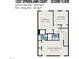This is a detailed floor plan for the second floor, highlighting bedroom and bathroom layouts and dimensions at 1302 Springlawn Ct, Raleigh, NC 27609