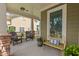 Relaxing front porch with comfortable seating and charming decor at 1504 Hemlock Hill Dr, Durham, NC 27703