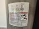 Close-up of a water heater showing model and safety information for worry-free operation at 160 Inverness St, Zebulon, NC 27597