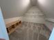 Walk-in closet offers custom shelving and storage solutions at 185 Bourne Dr, Franklinton, NC 27525