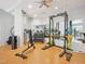 Fully equipped gym with a variety of free weights and weight lifting machines at 222 Glenwood Ave # 213, Raleigh, NC 27603