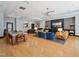 Community lounge featuring modern decor, comfortable seating, and a entertainment area at 222 Glenwood Ave # 213, Raleigh, NC 27603