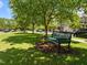 Neighborhood park offers a place to sit, relax, and enjoy beautiful views and fresh air at 276 Linden Park Ln, Cary, NC 27519