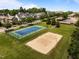 Tennis and volleyball courts offer space for athletic fun in the neighborhood at 276 Linden Park Ln, Cary, NC 27519
