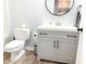 Modern bathroom featuring a vanity with stylish fixtures and a clean design at 2907 University Dr, Durham, NC 27707