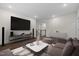 Spacious living room with hardwood floors and modern decor at 3053 Roy Ct, Apex, NC 27523