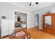 Bonus room adjacent to a living area with views into other rooms at 3304 Buck Run Trl, Wake Forest, NC 27587