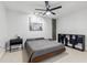 Well-lit bedroom with a modern design and ample space at 444 S Blount St # 209, Raleigh, NC 27601
