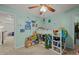 Nicely decorated bedroom with bunk bed and storage units at 504 Ashburn Ln, Durham, NC 27703