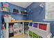 Well-organized laundry area with shelving, storage, and plenty of space at 504 Ashburn Ln, Durham, NC 27703