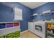 Efficient laundry room with modern appliances and plenty of storage at 504 Ashburn Ln, Durham, NC 27703