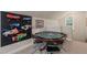 A finished attic is a game room that features board games at 508 Morning Oaks Dr, Holly Springs, NC 27540