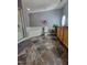 A look at the bathroom featuring brown tiling, toilet, sink, and shower at 5126 Thornton Knoll Way, Raleigh, NC 27616
