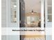 Open front door view into the living room, filled with natural light and neutral decor at 603 Red Cedar Cir, Durham, NC 27712