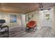 Versatile bonus room with wood ceiling, vinyl floors and lots of natural light at 6817 Guess Rd, Hillsborough, NC 27278