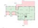 Layout of a home featuring a living room, dining room, kitchen, Gathering room, and outdoor deck at 6817 Guess Rd, Hillsborough, NC 27278
