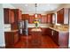 Spacious kitchen with granite countertops, stainless steel appliances, and abundant cabinetry at 825 Fulworth Ave, Wake Forest, NC 27587