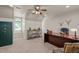Upstairs office space with a large desk, and unique décor at 901 Tamaras Cir, Wake Forest, NC 27587