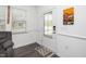 Bright entryway with hardwood floors, natural light, and a stylish welcome rug at 937 Baldwin Ridge Rd, Apex, NC 27523