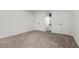 Spacious bedroom with neutral walls and large closet doors at 1 Gatesway Ct, Durham, NC 27707