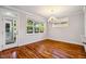 Dining Room with natural light and hardwood floors at 104 Treywood Ln, Chapel Hill, NC 27516