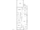 Detailed floor plan layout highlighting room dimensions, including primary bedroom, kitchen, and living areas at 104 Treywood Ln, Chapel Hill, NC 27516