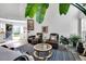 Inviting living room with stylish decor, featuring comfortable seating and a view of the front entrance at 105 Walter Hagen Dr, Mebane, NC 27302
