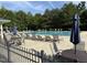 A resort-style community pool offers relaxing seating and clear water views at 105 Walter Hagen Dr, Mebane, NC 27302