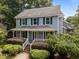 Charming two-story home featuring a classic design, covered porch, and well-maintained landscaping at 112 Autumn Ridge Dr, Knightdale, NC 27545