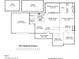 Detailed floor plan of 131 Abacos Court showcasing bedroom, bathroom, kitchen, and garage at 131 Abacos Ct, Clayton, NC 27520