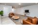 Cozy living room area with carpet and comfortable seating at 1363 Brown Velvet Ln, Apex, NC 27523