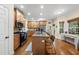 Spacious kitchen with a granite island, stainless steel appliances, and ample cabinet space at 2027 River Grove Ln, Knightdale, NC 27545