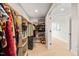 Spacious walk-in closet with ample shelving and storage solutions at 214 Hunt St # 701, Durham, NC 27701