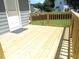 Newly built back deck overlooking the backyard at 2662 Walas Ct, Creedmoor, NC 27522