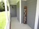 Spacious front porch with Welcome sign at 2662 Walas Ct, Creedmoor, NC 27522