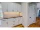 Kitchen cabinets with granite countertops and under cabinet lights at 303 Winhaven St, Roxboro, NC 27573
