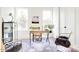 Bright home office with natural light and stylish decor at 322 S Dixon Ave # R, Cary, NC 27511