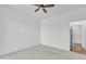 Bedroom with carpet and fan at 503 Bendemeer Ln, Rolesville, NC 27571