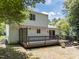 Spacious backyard with wooden deck, offering ample space for outdoor activities at 505 Drolmond Dr, Raleigh, NC 27615