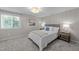 Serene bedroom with neutral tones and a comfy bed at 505 Drolmond Dr, Raleigh, NC 27615