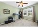 Versatile bedroom space with neutral carpet, ample natural light, and ready to be customized at 55 Kristopher Woods Dr, Youngsville, NC 27596