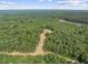 Expansive wooded acreage ready for development with winding road access and water views in the distance at 6736 Brixley Crest Ct, Raleigh, NC 27614