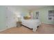 Comfortable bedroom with a plush bed, neutral decor, and closet space at 8 Mandy Ct, Durham, NC 27707