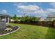 Spacious backyard with wooden fence, and screened porch at 8005 Caithness St, Raleigh, NC 27616