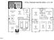 Detailed floor plan showcasing the layout with room dimensions and garage at 8005 Caithness St, Raleigh, NC 27616