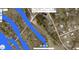 An aerial view showing the property at 94 Bynum Church Rd with surrounding land and neighborhood at 94 Bynum Church Rd, Pittsboro, NC 27312