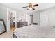 A neutral bedroom with closet, ensuite, and dresser at 99 Winwood Dr, Angier, NC 27501