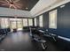 Well-equipped community gym featuring weights, benches, and treadmills for a complete workout at 10511 Sablewood Dr # 107, Raleigh, NC 27617