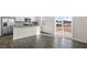 Kitchen view featuring stainless steel appliances and a modern gray backsplash at 132 Pisgah St, Sanford, NC 27330