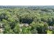 An aerial view of a house surrounded by lush greenery at 186 Ross Dr, Pittsboro, NC 27312